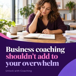 business coaching for overwhelmed founders